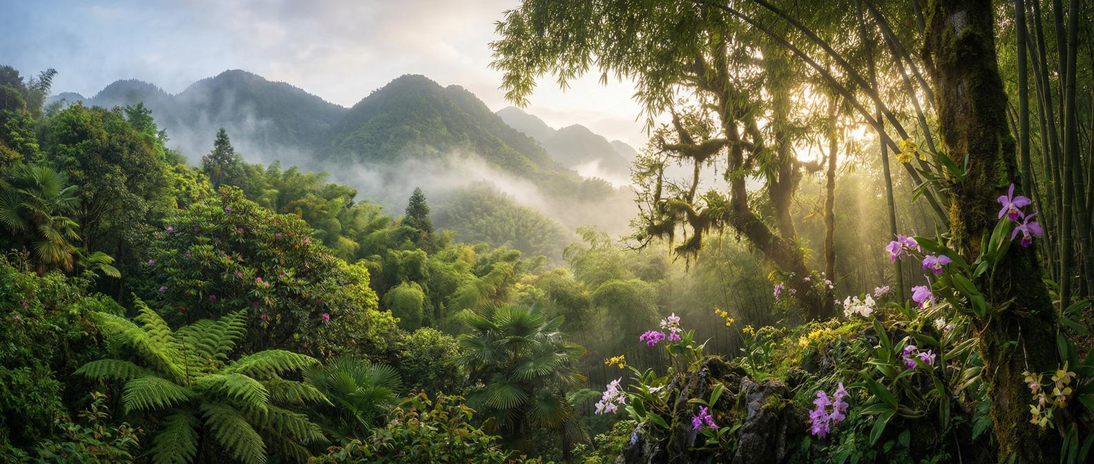 高清无码 - 峨眉山植物视频全景